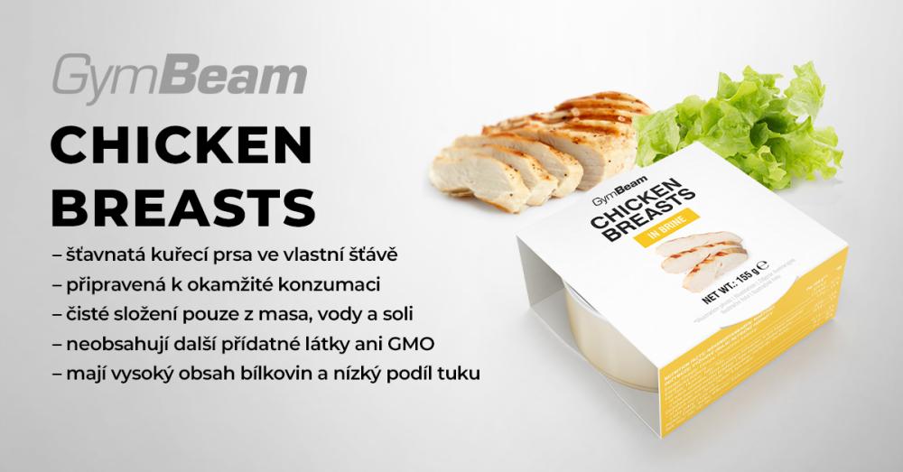 Kuřecí prsa ve vlastní šťávě - GymBeam