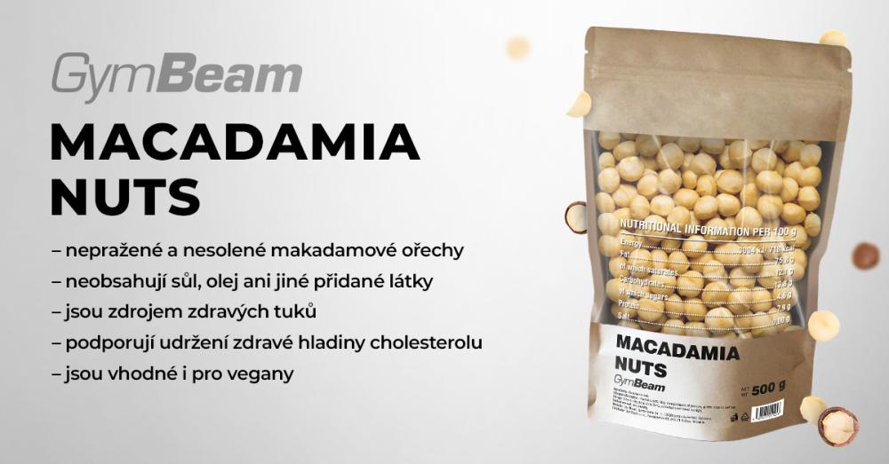 Makadamové ořechy - GymBeam