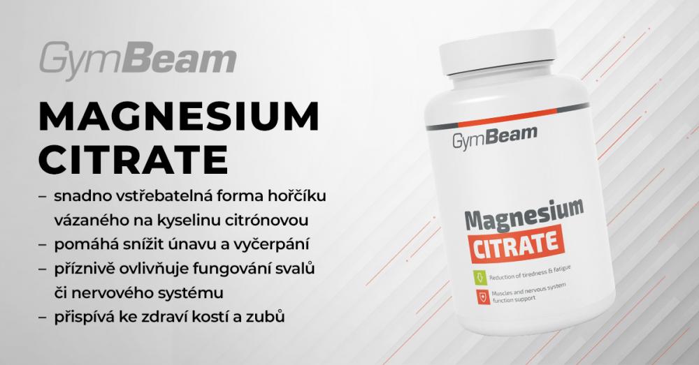 Magnézium citrát caps - GymBeam