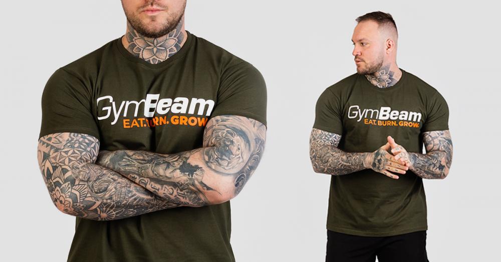 Tričko Grow Military Green - GymBeam