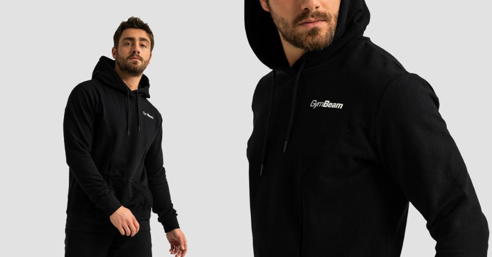 Mikina Limitless Hoodie Black - GymBeam