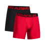 Pánske Boxerky Tech 6 in 2 pack Red - Under Armour