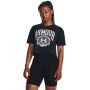 Dámský top Collegiate Crest Crop Top SS Grey - Under Armour