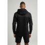 Mikina Essential Zip Up Hoodie Black - STRIX