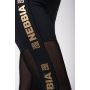 Dámské legíny Intense Gold Mesh Black - NEBBIA