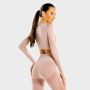 Sportovní Top Marl Seamless Crop Top Rose Gold - SQUATWOLF