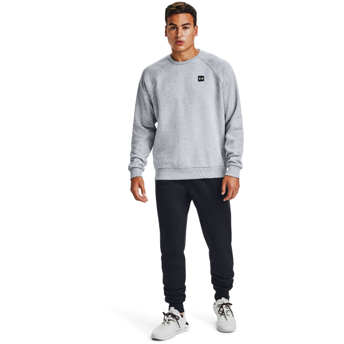 Pánská mikina Rival Fleece Crew Grey - Under Armour