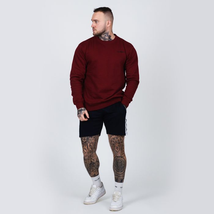 Mikina Basic Jumper Burgundy - GymBeam