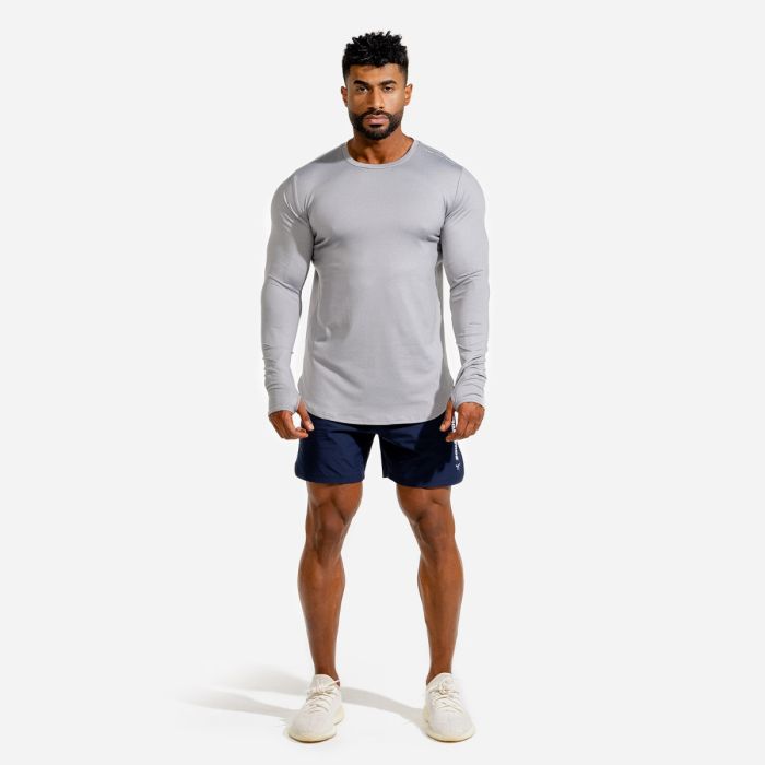 Tričko Long Sleeve Statement Muscle Grey - SQUATWOLF