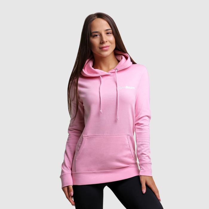 Dámská mikina PRO Hoodie Baby Pink - GymBeam