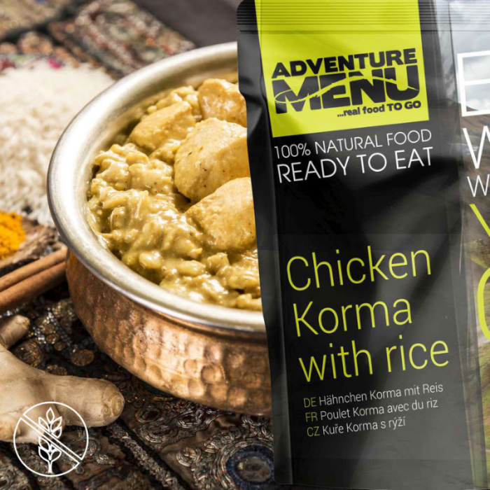 Kuře Korma s rýží - Adventure Menu