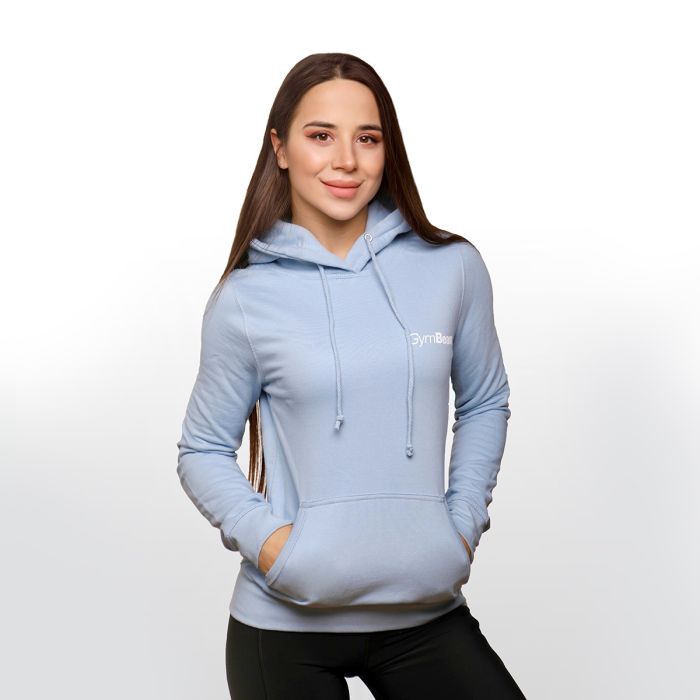 Dámská mikina PRO Hoodie Blue - GymBeam