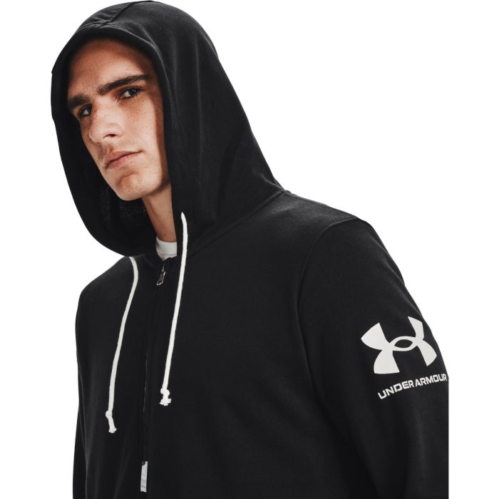 Mikina Rival Terry FZ HD Black - Under Armour