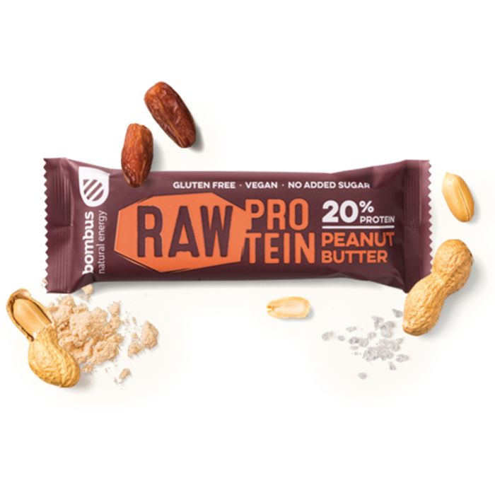 Proteinová tyčinka Raw Protein 50 g - Bombus