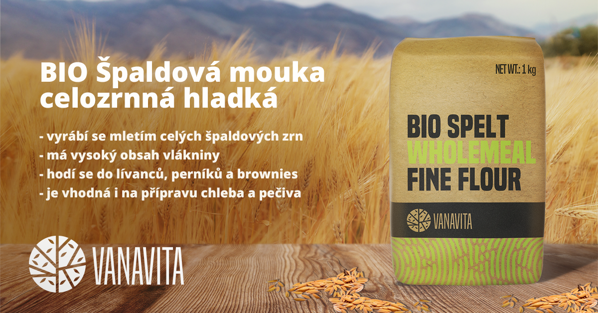 BIO Špaldová mouka celozrnná hladká - VanaVita