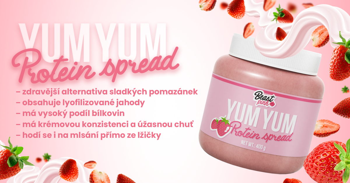 Yum Yum Proteinová pomazánka - BeastPink